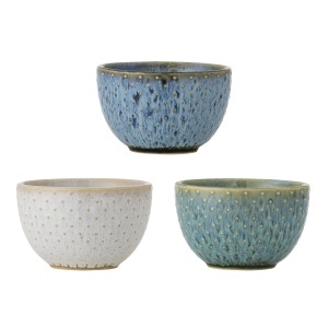 Set 3 boluri albastre din ceramica 260 ml Harriet Creative Collection