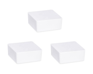 Set 3 rezerve pentru dezumidificator albe 1 kg Cube Wenko