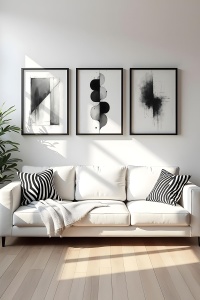 Set 3 tablouri multicolore din lemn 50x70 cm Huhu433 The Home Collection