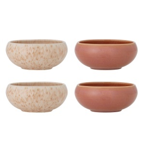 Set 4 boluri roz din ceramica 500 ml Roselyn Bloomingville