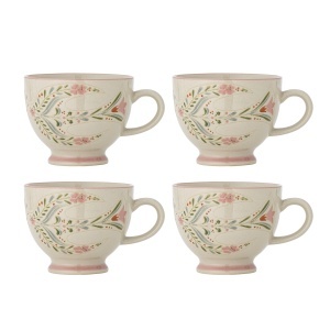 Set 4 cani multicolore din ceramica 400 ml Rosalynde Creative Collection