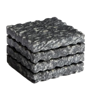 Set 4 coastere gri din piatra Arlena Kave Home