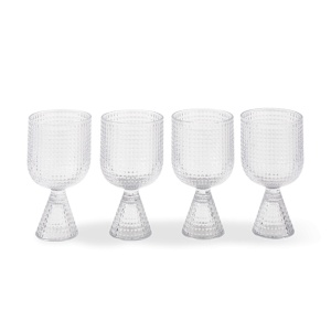 Set 4 pahare de vin transparente din sticla 390 ml Rooftop Pols Potten