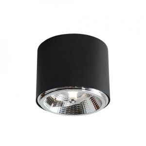 Spot negru din metal Bot Aldex