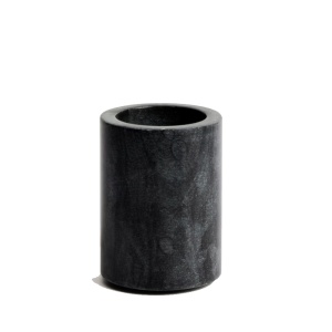 Suport gri din marmura pentru periute dinti 8x10 cm Mavon Kave Home