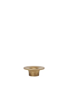Suport lumanare auriu din metal 3 cm Soothe Ferm Living