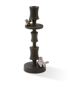 Suport lumanari negru din metal 29 cm Climbing Pole Pols Potten