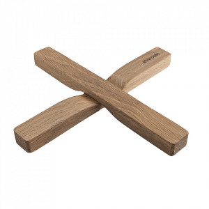 Suport magnetic pentru vase fierbinti maro din lemn de stejar Nordic Eva Solo