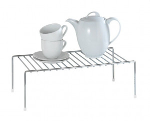 Suport pentru bucatarie argintiu din metal 22x43 cm Dish Rack Wenko