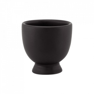 Suport pentru ou negru din ceramica Matt Vtwonen