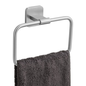Suport prosoape argintiu din metal 19 cm Porto Wenko