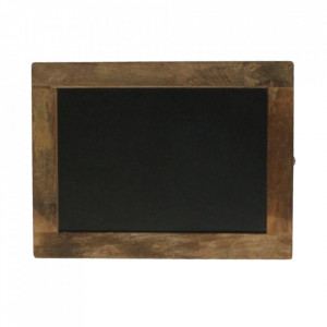 Tabla de scris neagra/maro din lemn reciclat 30x40 cm Havana Raw Materials