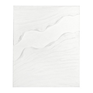 Tablou alb din fibre naturale 80x100 cm Texture Bizzotto