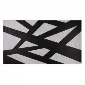 Tablou alb/negru din panza 100x180 cm Mosaic Denzzo