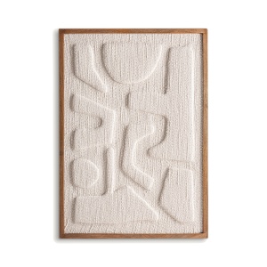 Tablou crem din fibre naturale 76x107 cm Sobek Vical Home