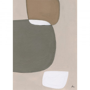 Tablou multicolor cu rama din lemn 30x40 cm Sand Stories Paper Collective