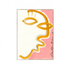 Tablou multicolor cu rama din lemn Gentil Paper Collective