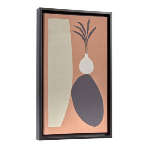 Tablou multicolor din canvas si MDF 30x50 cm Bianey Salmon Kave Home