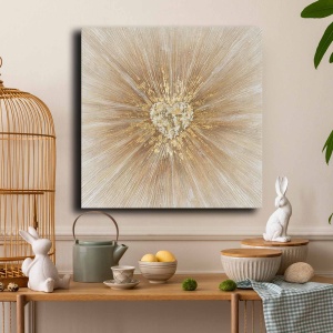 Tablou multicolor din fibre 70x70 cm 7070GSC-007 The Home Collection