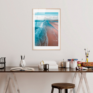 Tablou multicolor din sticla 30x45 cm Sea The Home Collection