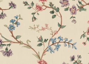 Tapet multicolor din hartie Clara Sandberg