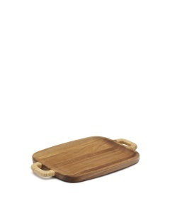 Tava dreptunghiulara maro din lemn 31x46 cm Sardis Kave Home
