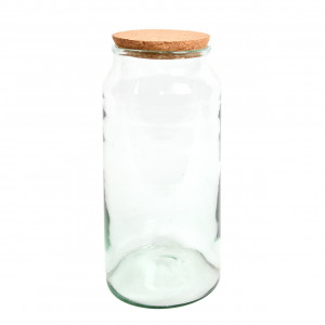 Terariu transparent din sticla Half L Esschert Design