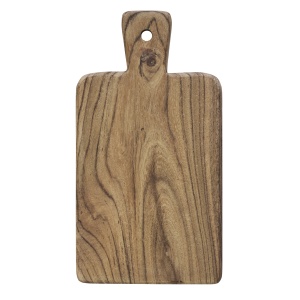 Tocator dreptunghiular maro din lemn 12x26 cm Amani Madam Stoltz