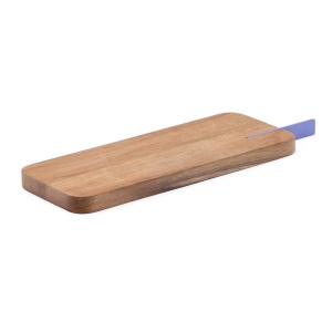 Tocator dreptunghiular maro din lemn 12x35 cm Zairin Kave Home