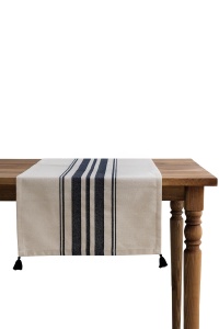 Traversa de masa albastra din fibre 50x150 cm Tereza The Home Collection