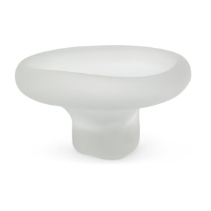 Vaza alba din sticla 15 cm Ondaro Kave Home