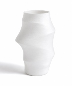 Vaza alba din sticla 49 cm Neluo Kave Home