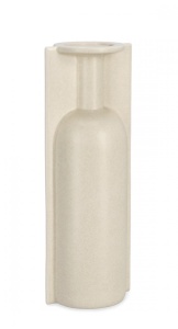 Vaza decorativa bej din ceramica 36 cm Izumo Bizzotto