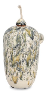 Vaza decorativa multicolora din ceramica 19 cm Esma Bizzotto