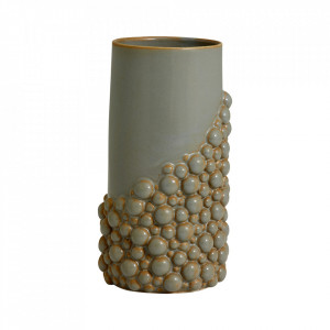 Vaza gri din ceramica 25 cm Naxos Nordal
