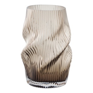 Vaza maro din sticla 25 cm Morell House Nordic
