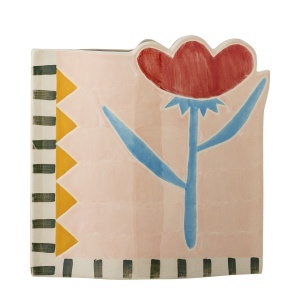 Vaza multicolora din ceramica 23 cm Vinia Bloomingville