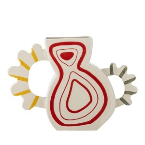 Vaza multicolora din ceramica 26 cm Samila Bloomingville