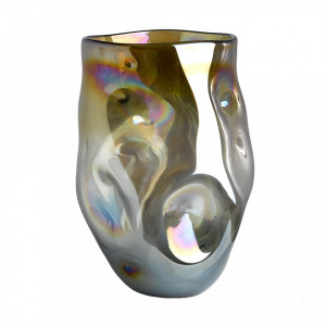 Vaza multicolora din sticla 30 cm Collision Pols Potten