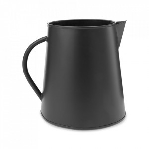 Vaza neagra din metal 23 cm Melov Vtwonen
