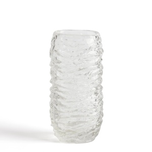 Vaza transparenta din sticla 30 cm Vorma Kave Home