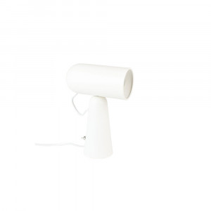Veioza alba ajustabila din metal 27 cm Vesper Quiet Object