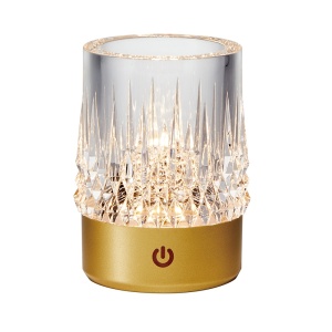 Veioza aurie din plastic 11 cm Crystal Zuma Line