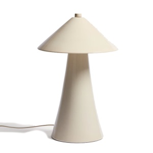 Veioza bej din ceramica 54 cm Ceren Kave Home