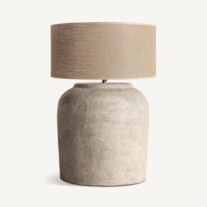 Veioza gri din ceramica 80 cm Giulia Vical Home