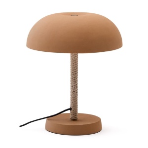 Veioza maro teracota din ceramica 43 cm Arinda Kave Home