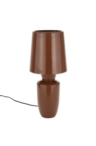 Veioza maro teracota din metal 42 cm Classy Zuiver