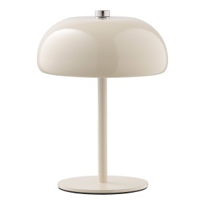 Veioza portabila din metal bej 18 cm Margate House Nordic