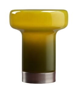 Veioza verde lime din sticla 20 cm Bonbon Aldex
