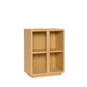 Vitrina maro din lemn 90 cm Mae Hubsch